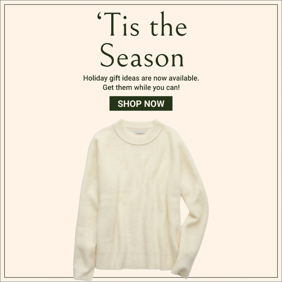 NEW! AE  Cozy 100% cotton sweater Sz large - Picture 7 of 9